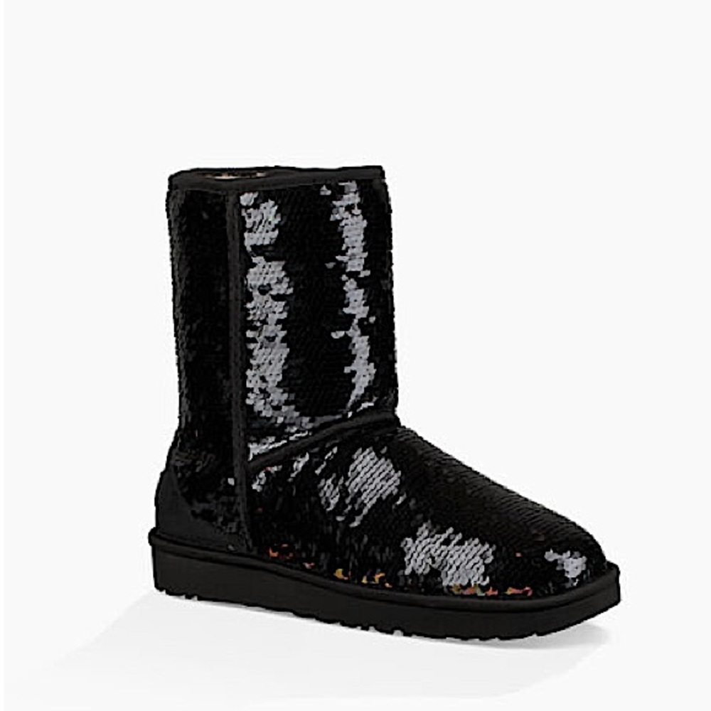UGG Classic Short Sequin Boot Size 7